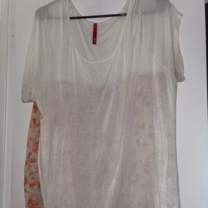 Casual White Short Sleeve Tee